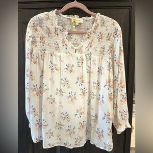 Cynthia Rowley Floral Blouse